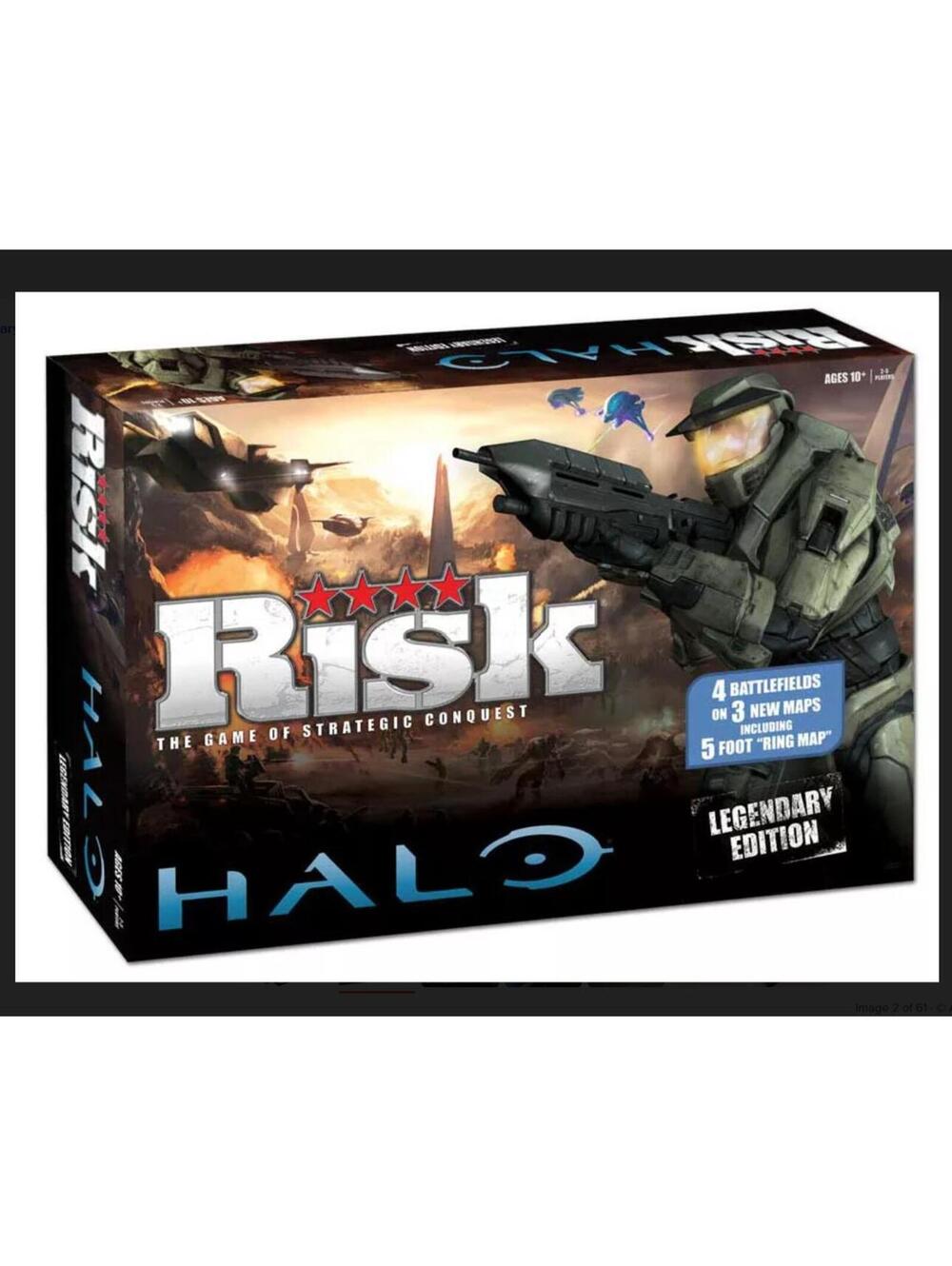 Risk: Halo Legendary Edition / USAopoly Hasbro / Sci-Fi Board Game Complete